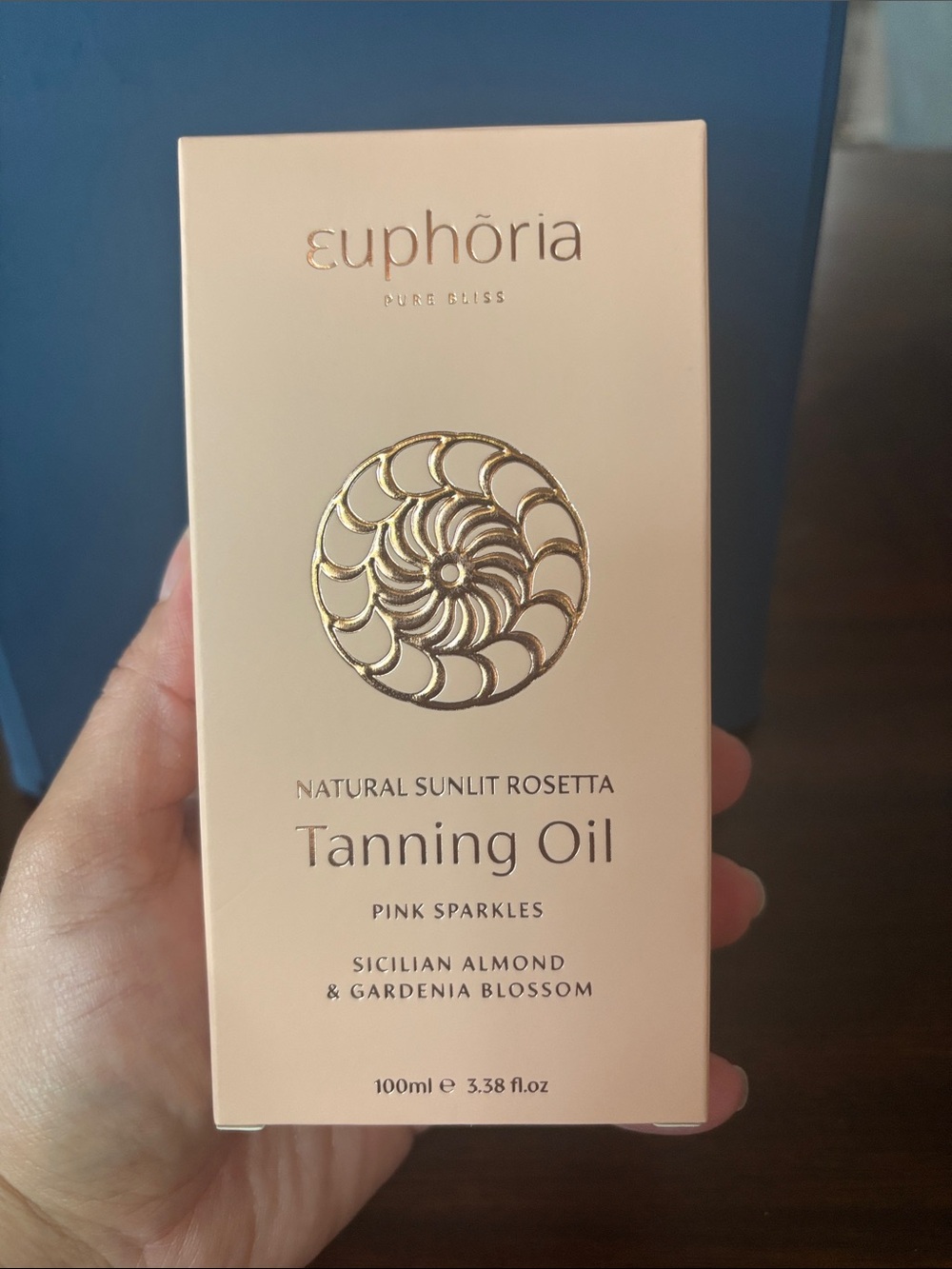 Natural Sunlit Rosetta Tanning Oil – Pink Sparkles 100ml